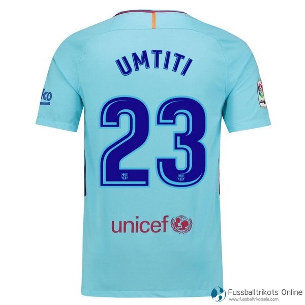 Barcelona Trikot Auswarts Umtiti 2017-18 Fussballtrikots Günstig